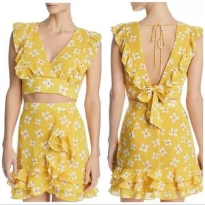 Bardot Floral top and Skirt